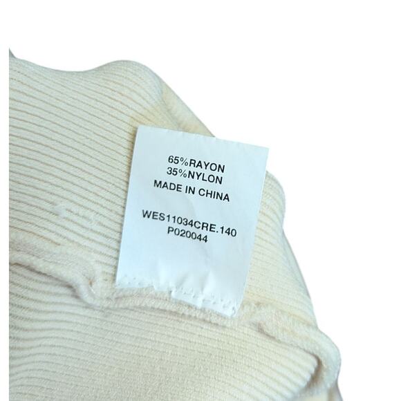 Dissh White Cutout Bodycon Maxi Dress 12 | Sleeveless Knit Minimalist Summer - Picture 6 of 6